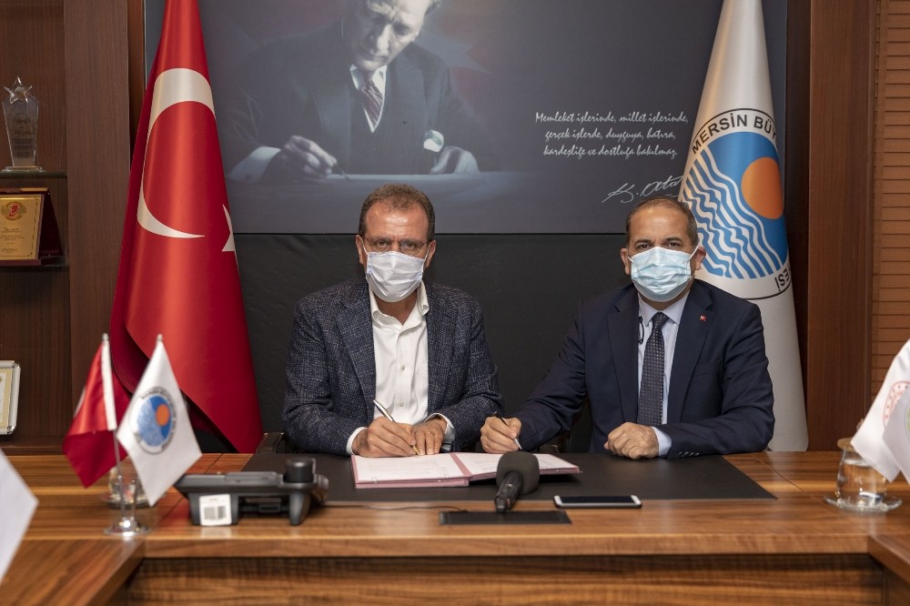 Mersin Büyükşehir Belediyesi ile ÇKA arasında iki protokol imzalandı