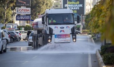 Mersin’de dezenfeksiyon çalışmaları 10 aydır sürüyor