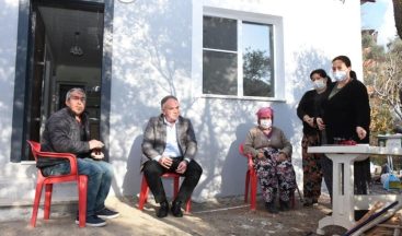 Meşeli Mahallesi’nde evi yanan vatandaşa Germencik Belediyesi’nden yardım eli