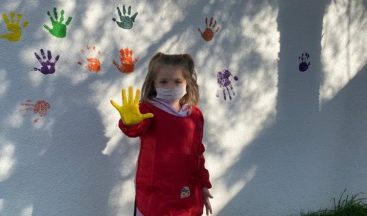 Miniklerden anlamlı mesaj, “Kurallara uyalım yüz yüze eğitime geçelim”