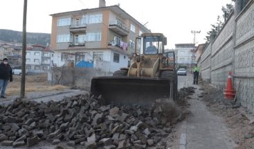 Nevşehir Belediyesi altyapı hamlesini sürdürüyor