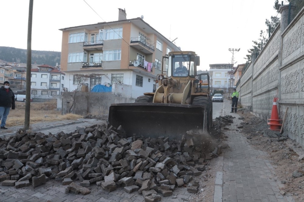 Nevşehir Belediyesi altyapı hamlesini sürdürüyor