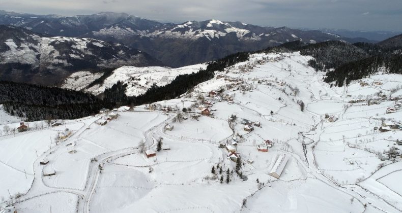 Ordu’dan kartpostallık kar görüntüleri