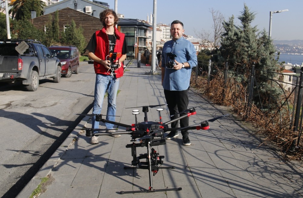 İstanbul’da pandemi drone’la anlatıldı
