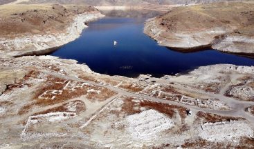 Kayseri’de kuraklık arttı, Yamula Barajı’nda su seviyesi iyice azaldı