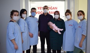 Parmak çocuk hayata tutundu