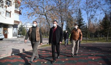 Pursaklar’da parklar ve yürüyüş yolları yenileniyor