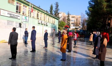 Şanlıurfa’da bayrak töreni