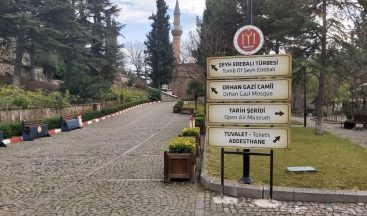 Şeyh Edebali Türbesi bölgesi sessizliğe büründü
