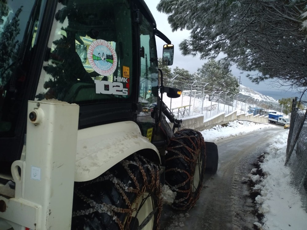 Sinop Belediyesi’nden kar seferberliği