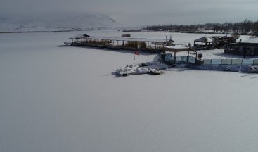 Sivas’ta Sibirya soğukları, Ulaş gölü dondu