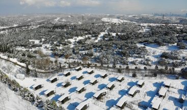 Sultangazi Kent Ormanı’nda kartpostallık manzara