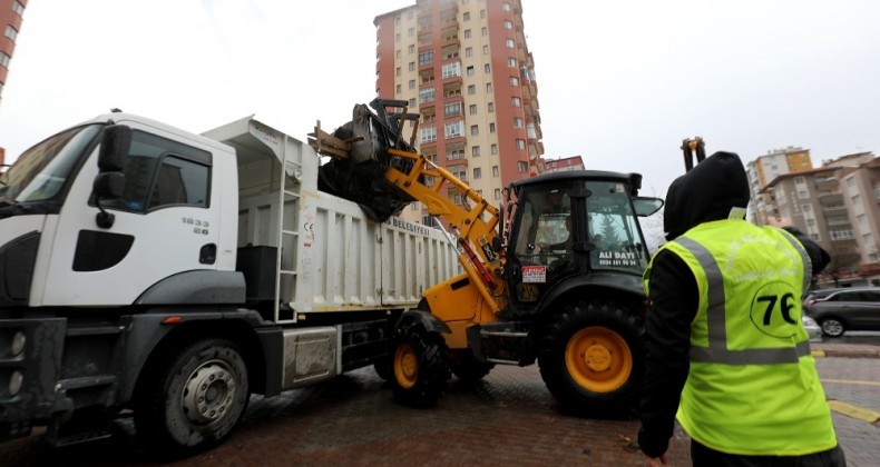 Talas acil müdahale ekibi iş başında
