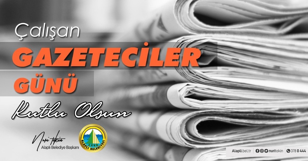 Tekin, “10 Ocak Çalışan Gazeteciler Günü kutlu olsun”