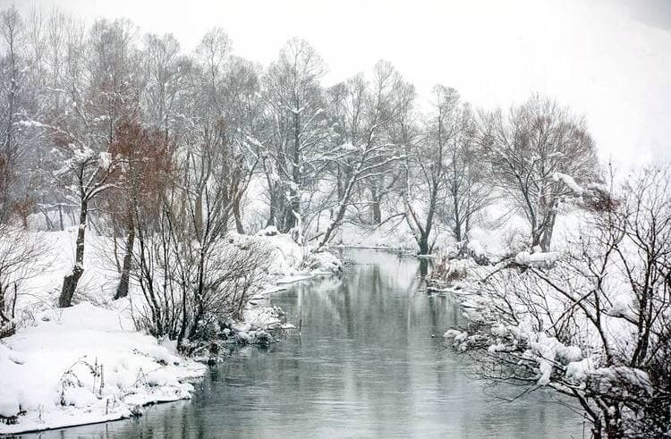 Tufanbeyli’de kar yağdı kartpostallık görüntüler ortaya çıktı
