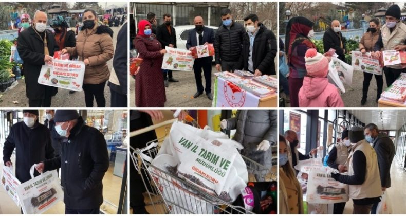 Van’da “gıdanı koru sofrana sahip çık” kampanyası