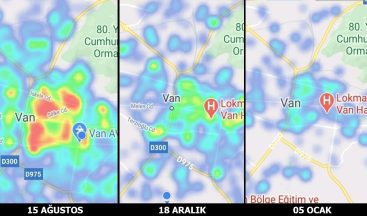 Van’ın risk haritası bu kez maviye döndü