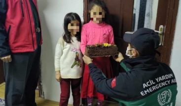 Yetimlerin yüzü güldürdü