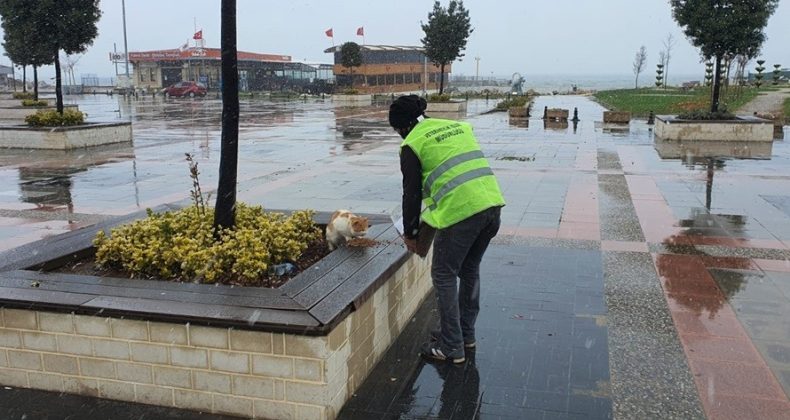 Zabıta yaptığı hareketle iç ısıttı