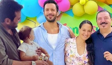 Gupse Özay ile Barış Arduç’un kızları Jan Asya bir yaşına girdi