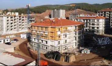 Osmaniye Deprem Konutlarının 100 Bloğunun Kaba İnşaatı Tamamlandı